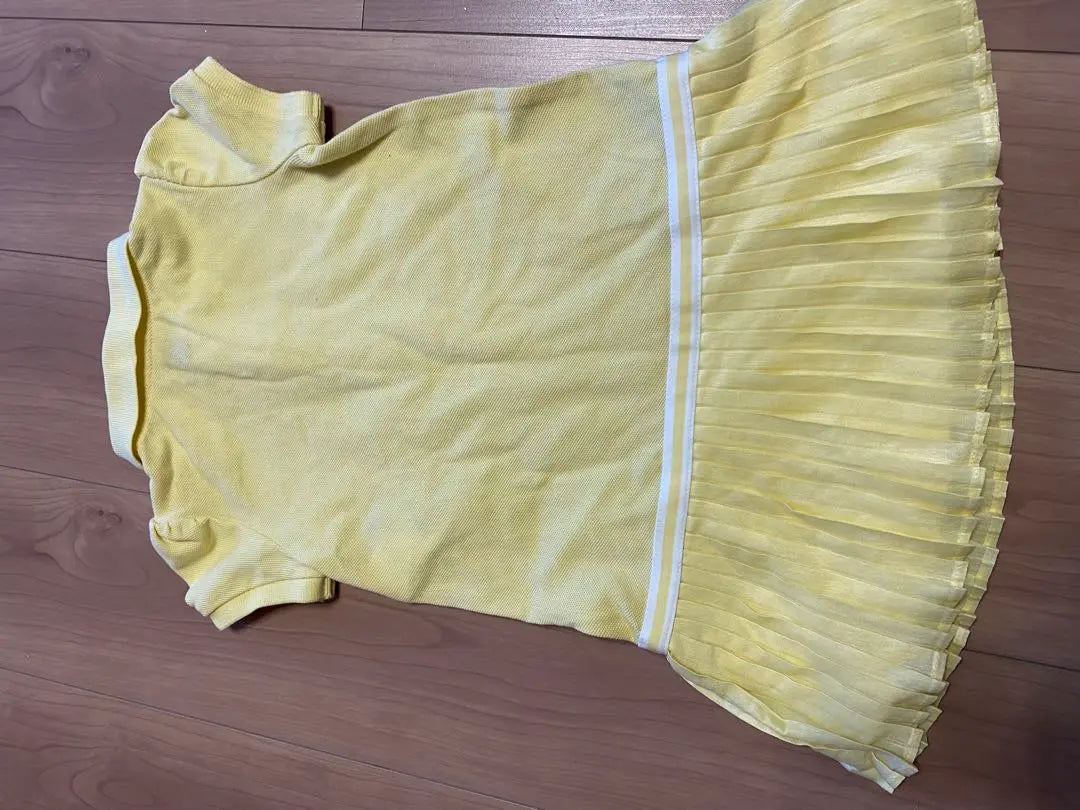 Lowest price New Ralph Lauren Yellow Pleated Polo Shirt Dress 90