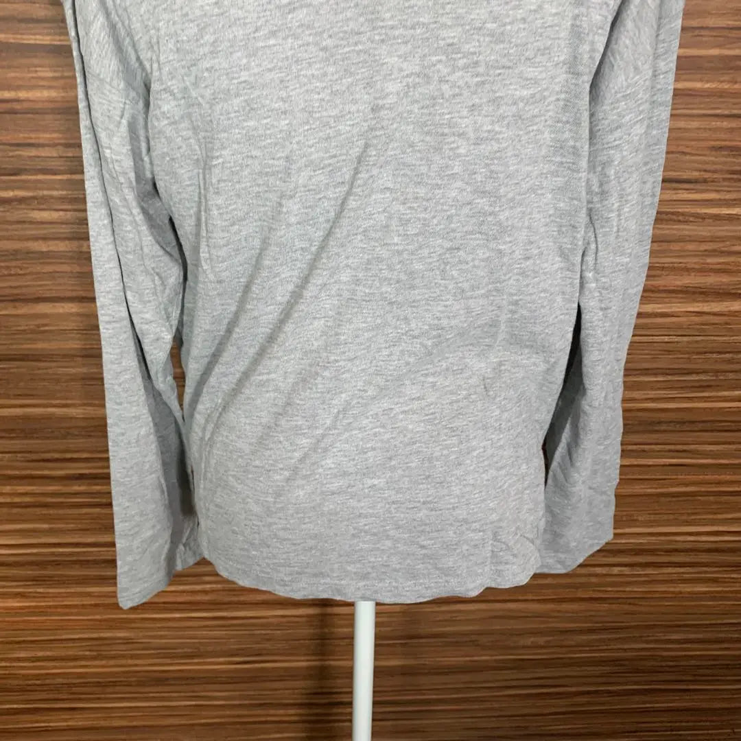 MONO COMME CA Monocomsa T-shirt L Gray Long Sleeve