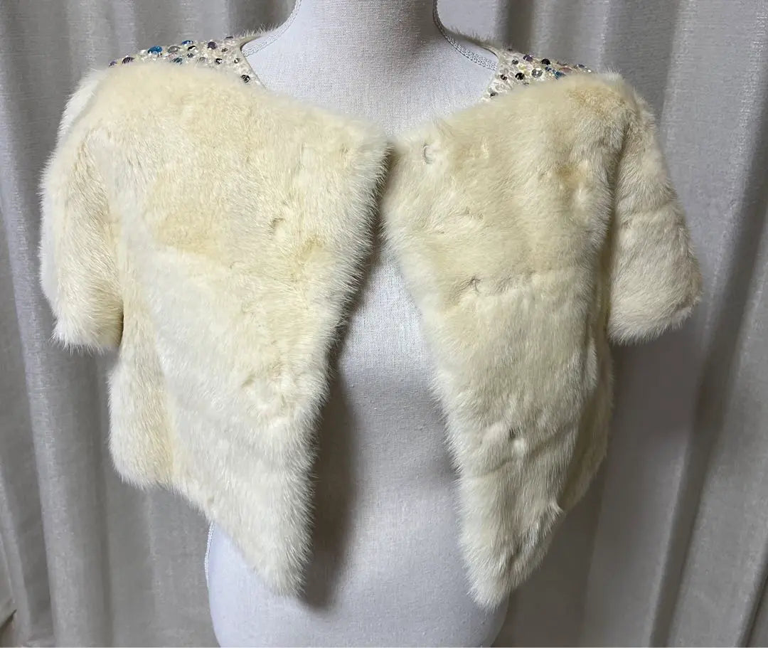 [Christian Dior: Try on only] Mink coat, white, white