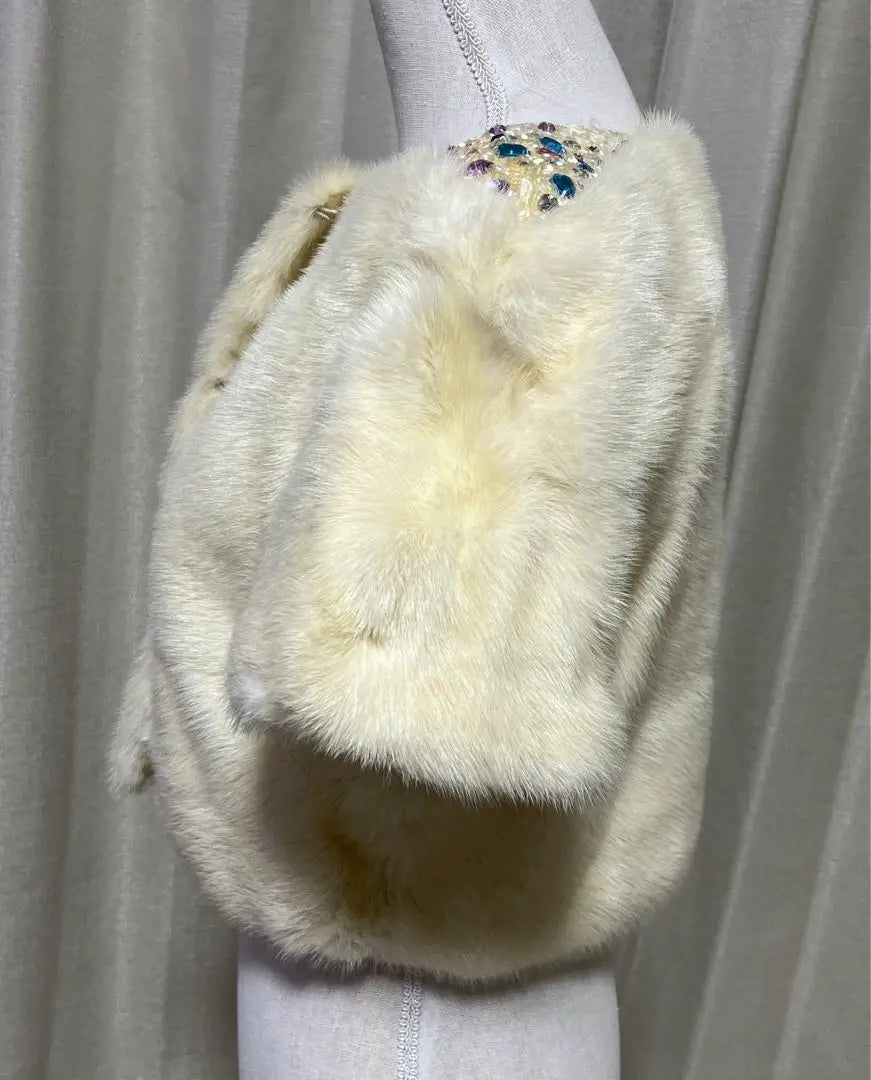 [Christian Dior: Try on only] Mink coat, white, white