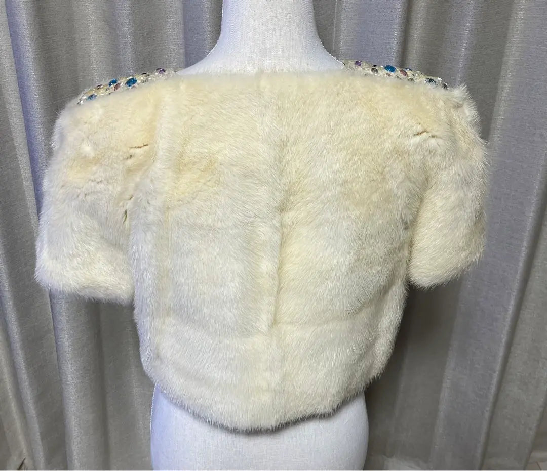 [Christian Dior: Try on only] Mink coat, white, white