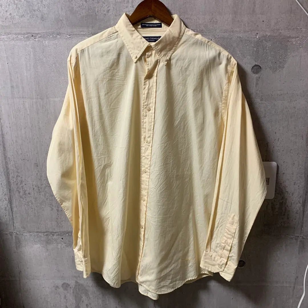 Long sleeve shirt DANIEL CREMIEUX Yellow Casual E664