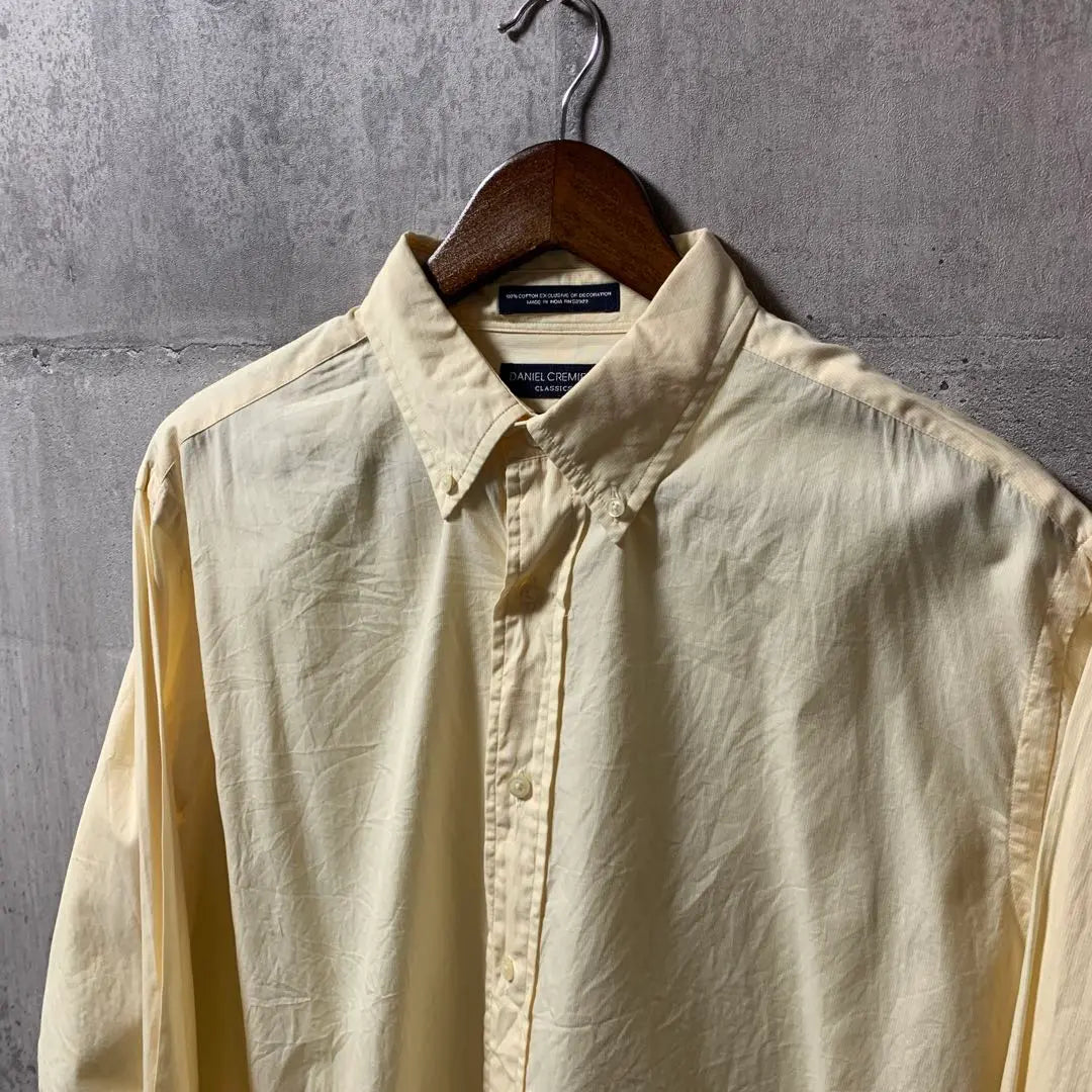 Long sleeve shirt DANIEL CREMIEUX Yellow Casual E664