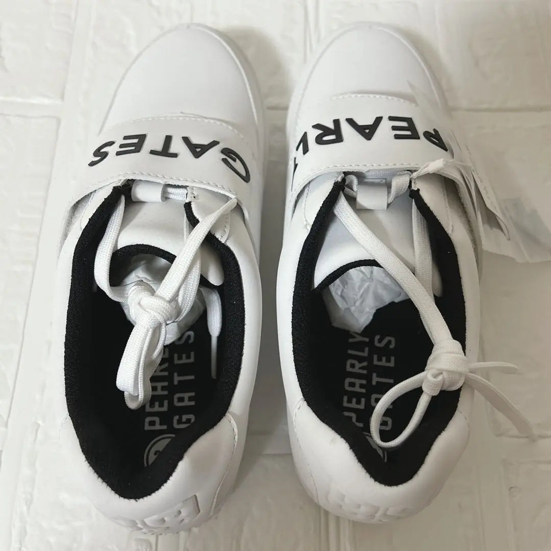 ✨New [Pearly Gates] (24) Golf shoes, very popular, Velcro, white