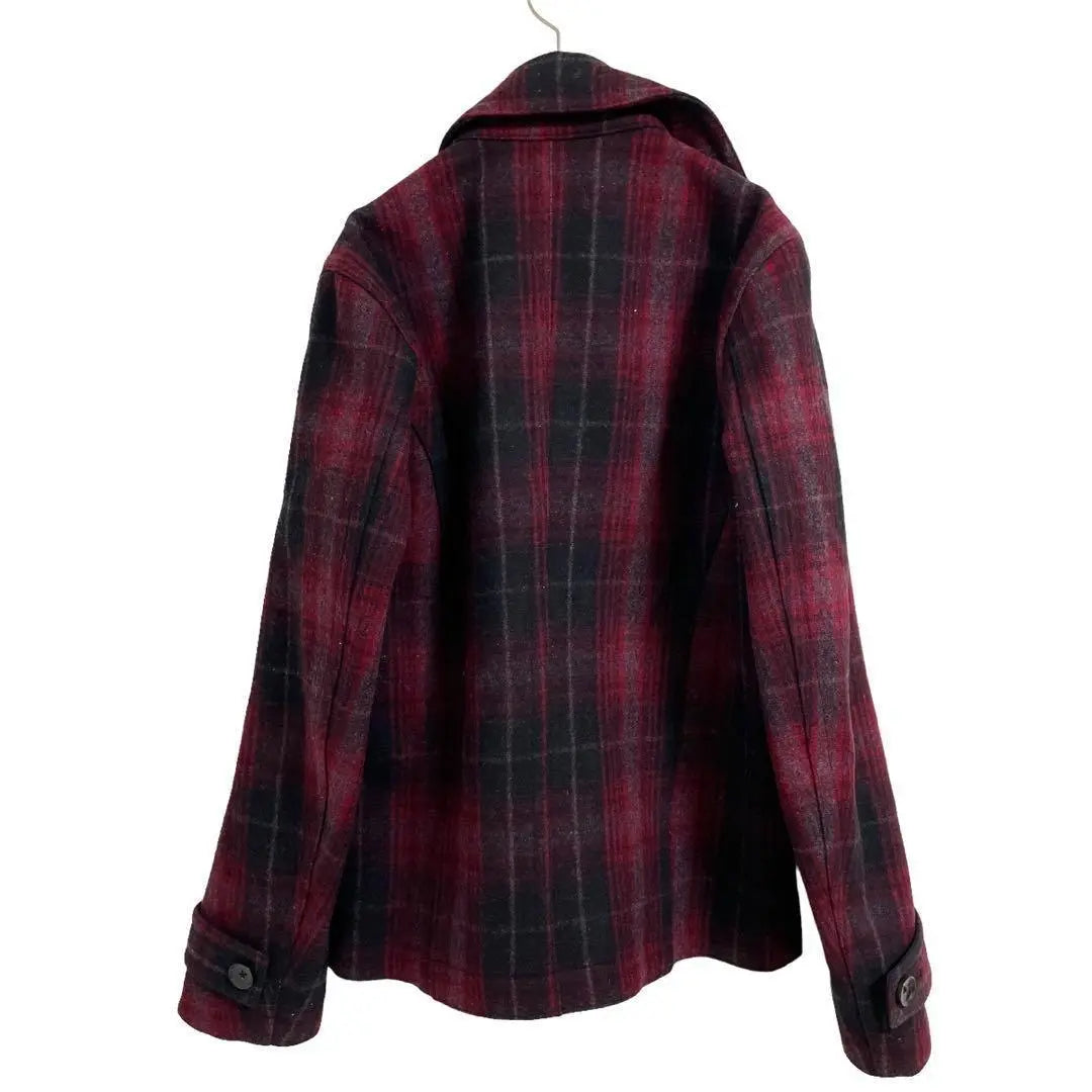 Mind BLOW [03] Men's Peacoat Check Red