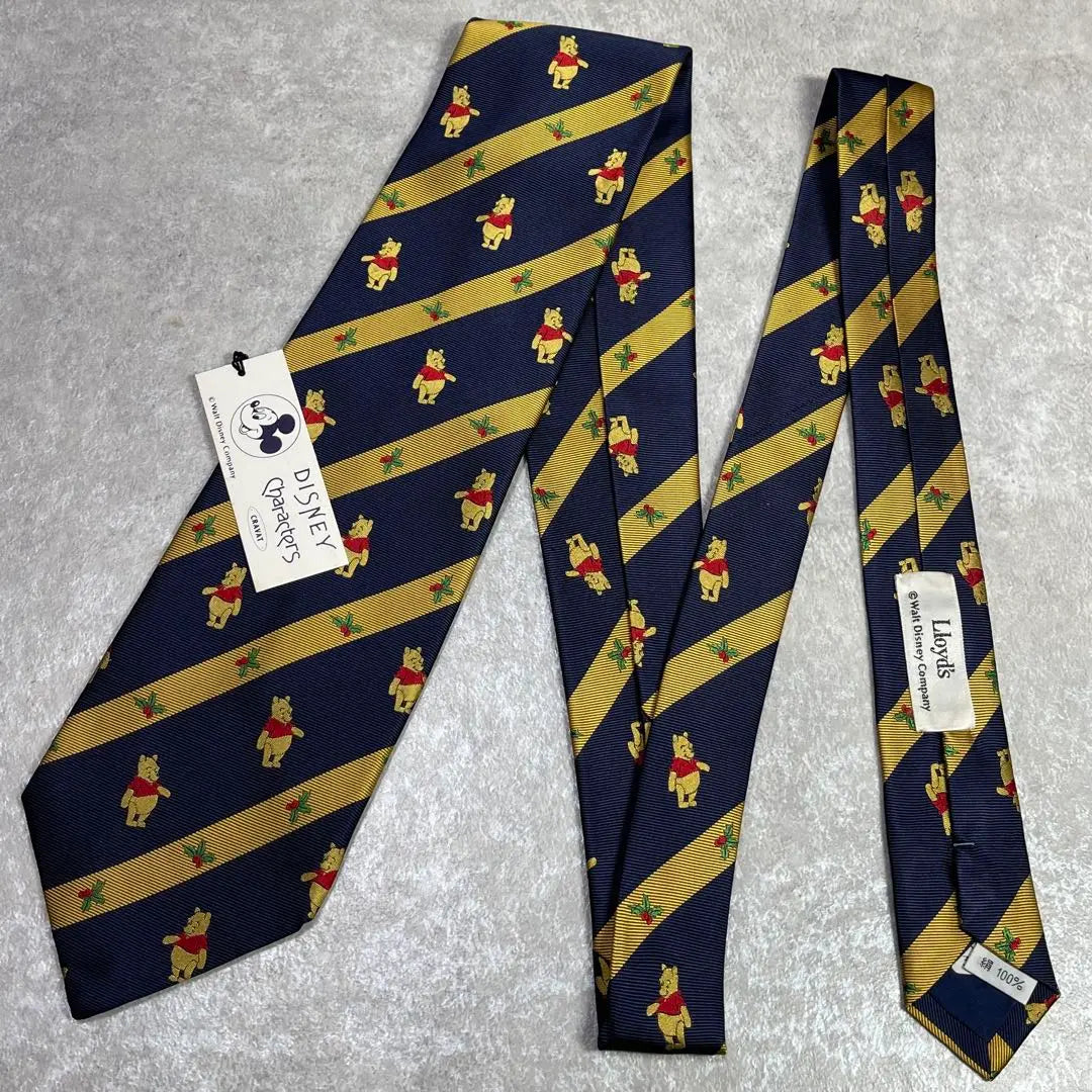 New, unused Winnie the Pooh tie striped walt tagged