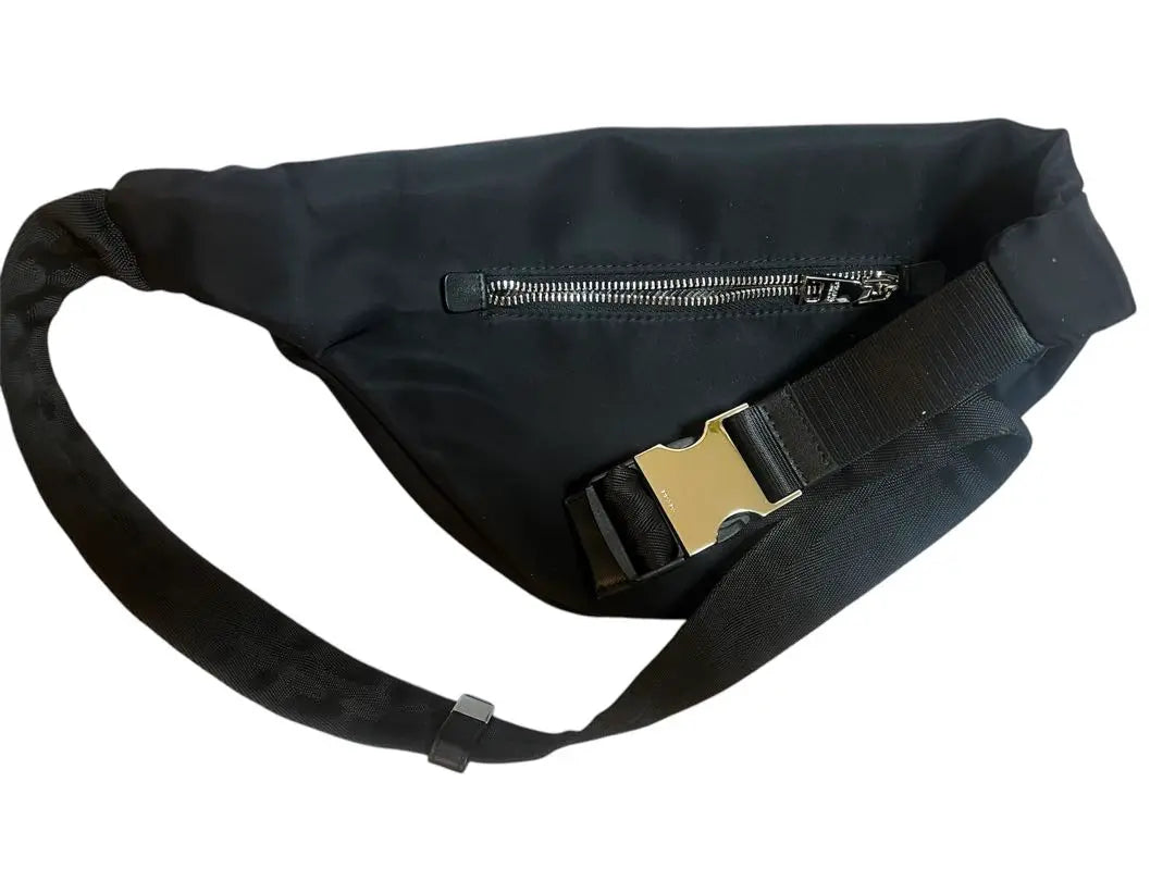 PRADA Black Nylon Waist Pouch