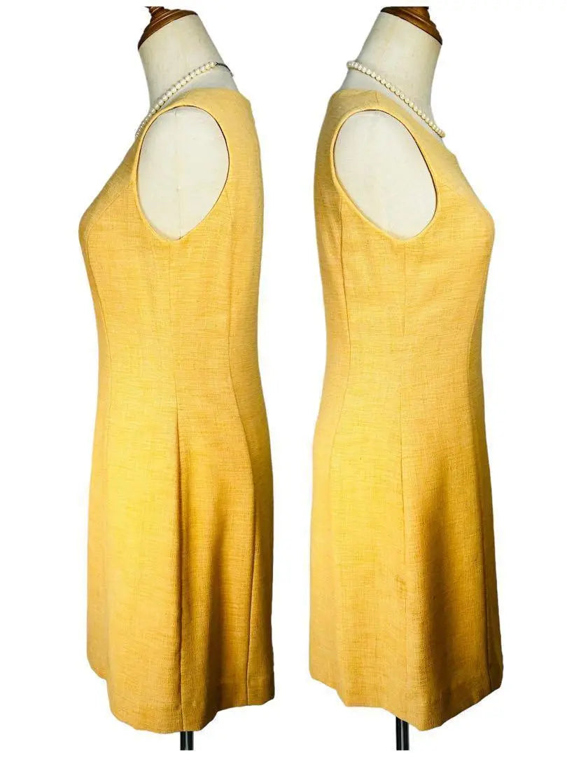 Conjunto de una pieza y chaqueta BOWLER, manga corta, amarillo, con cinturón