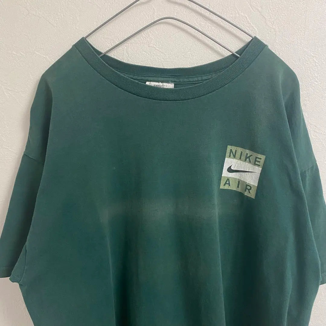 Rare USA 90s Nike Air T -shirt Fade Green L