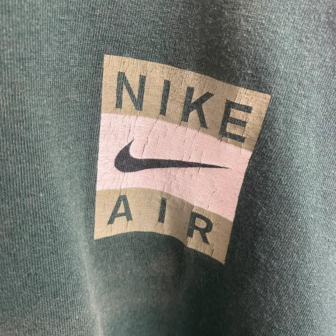 Rare USA 90s Nike Air T -shirt Fade Green L