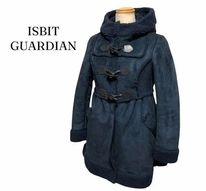 Eyes Bit Guardian Court Duffle Fake Suede Bore F Indigo | アイズビットガーディアン コート ダッフル フェイクスエード ボア F 藍色