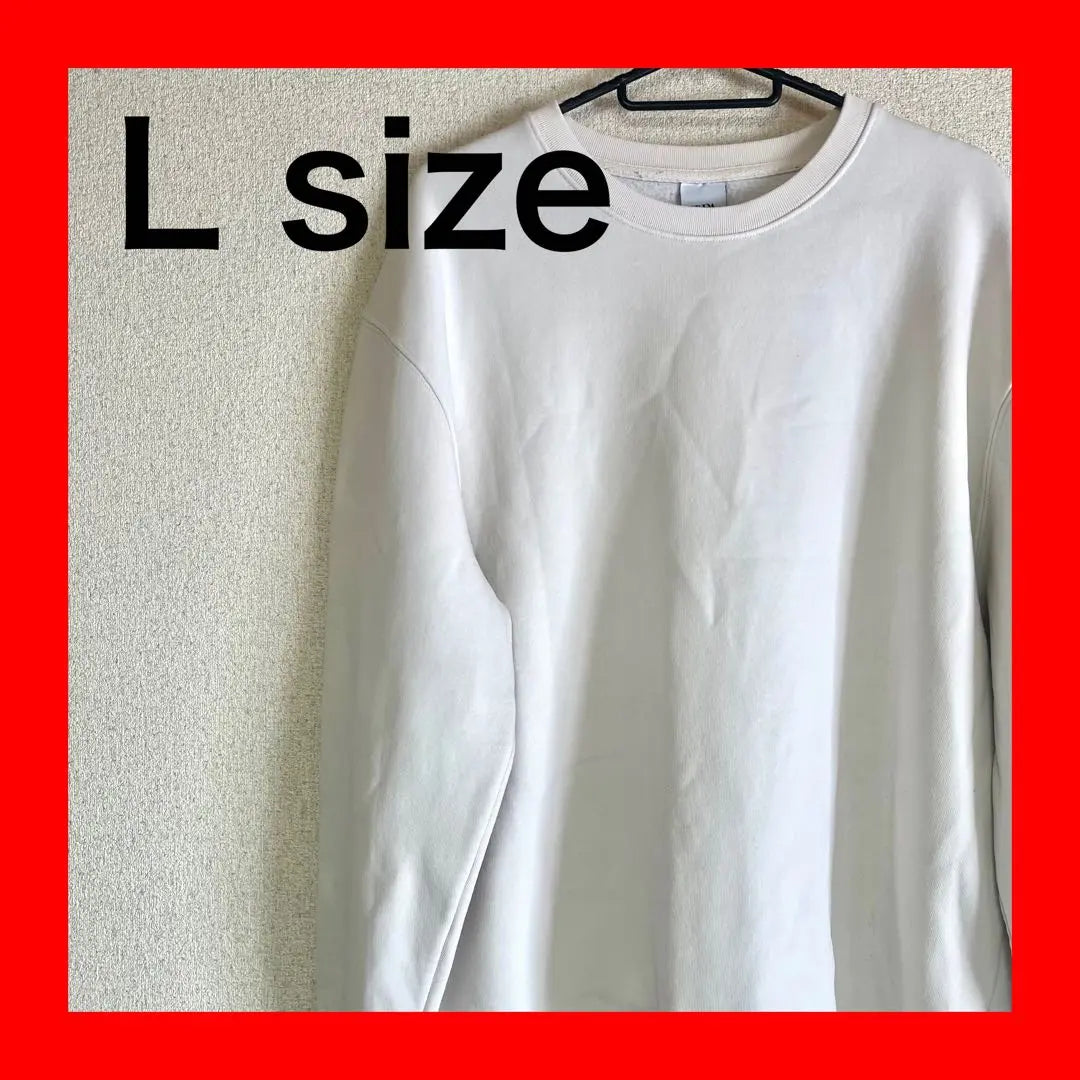 ✨ Popular entre la generación Z ✨ ZARA Zara Sweat Trainer Big Silhouette L | ✨Z世代に人気✨ZARA ザラ スウェット トレーナー ビッグシルエット L