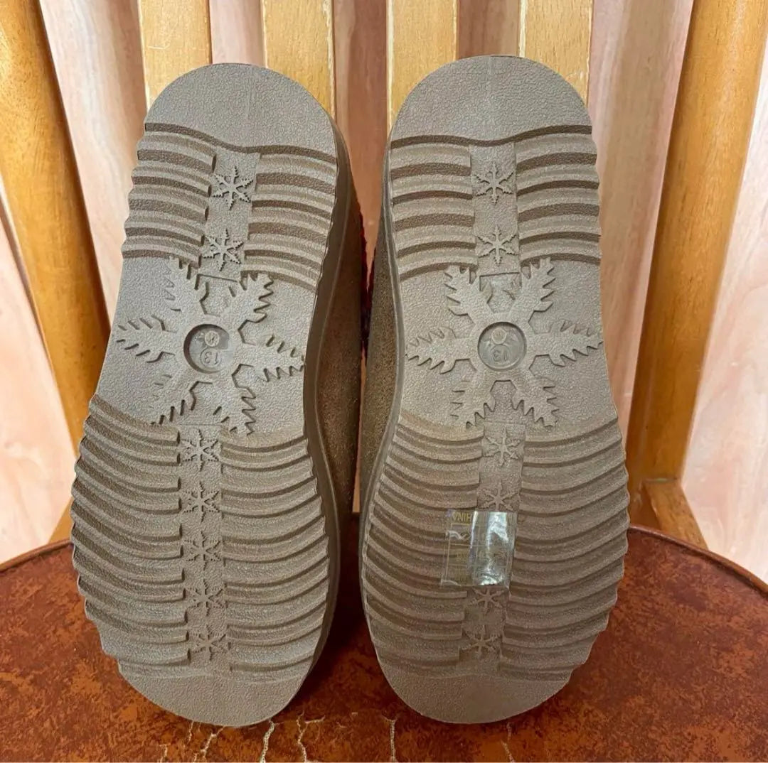 Kids Mouton Boots Slippon Winter Sandal Chest Nut 21 New