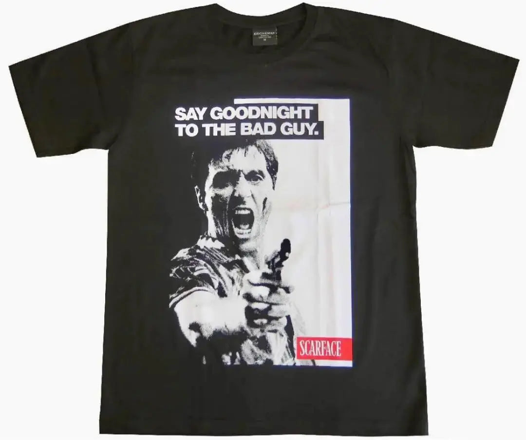 [Movie Scarface] Size L New T -shirt Alpachino Imported product Black ② | 【映画スカーフェイス】サイズL 新品　Tシャツ　アルパチーノ　輸入品　ブラック②