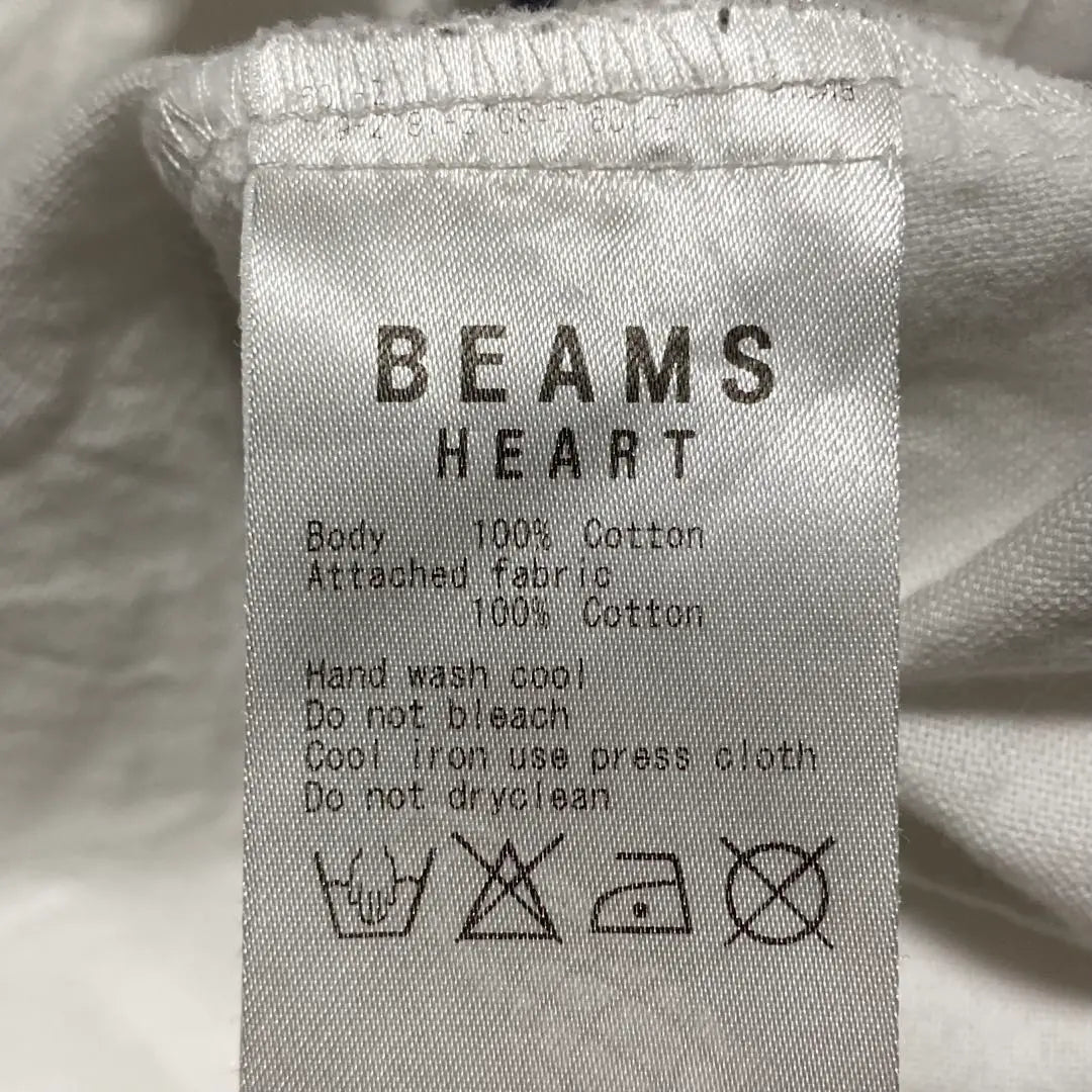 ❀BEAMS HEARTS❀Tunic Short Sleeve FREE White Women