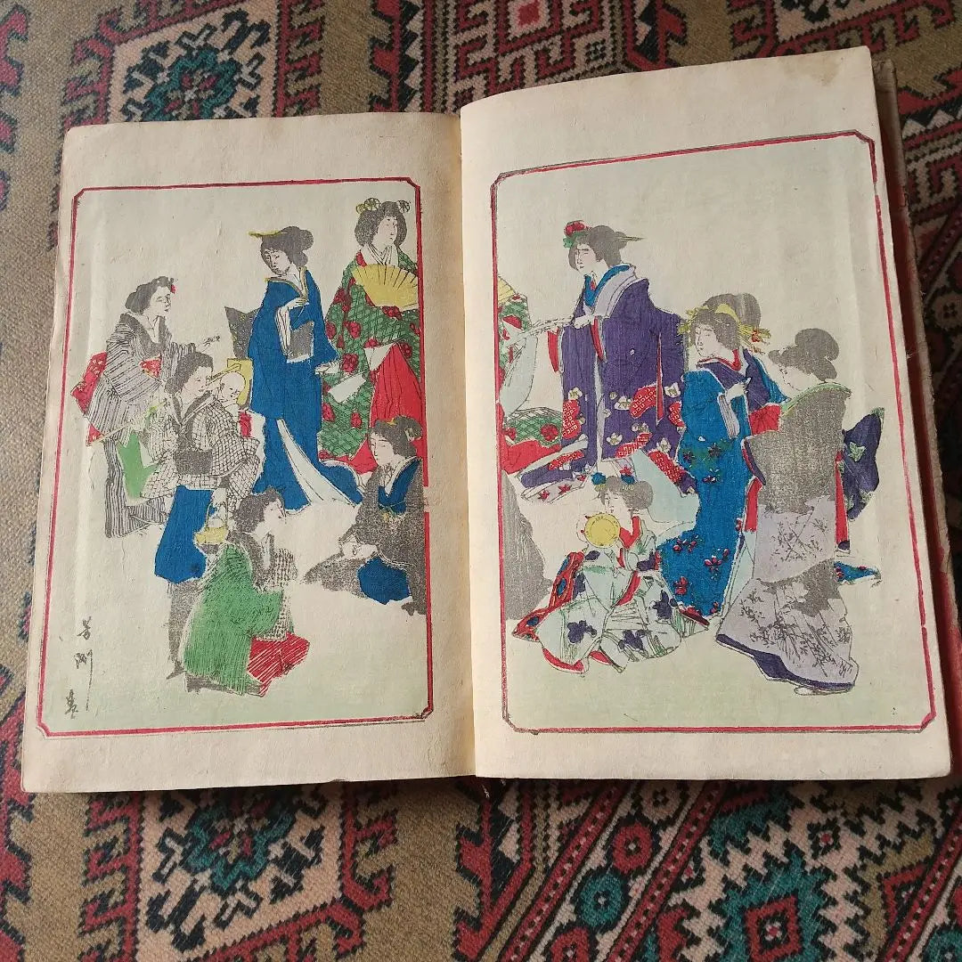 Rare & valuable Japanese binding‼ ️ “Women's Bunhime Mirror” Meiji 22‼ ️ First edition book | 希少&貴重和綴じ‼️「女用文姫鏡」 明治22年‼️初版本