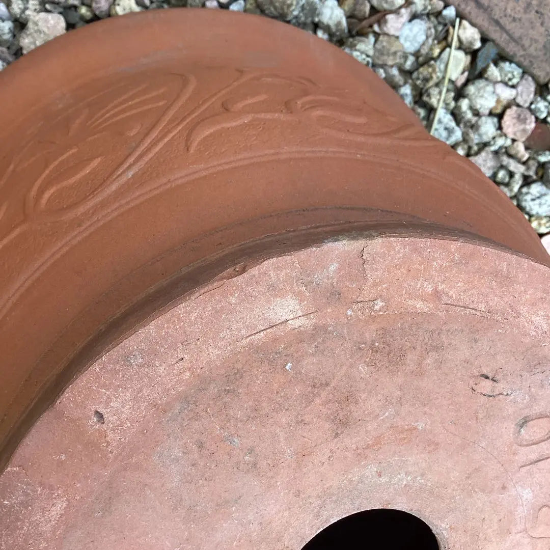 Juego de 2 macetas de terracota para jardinería