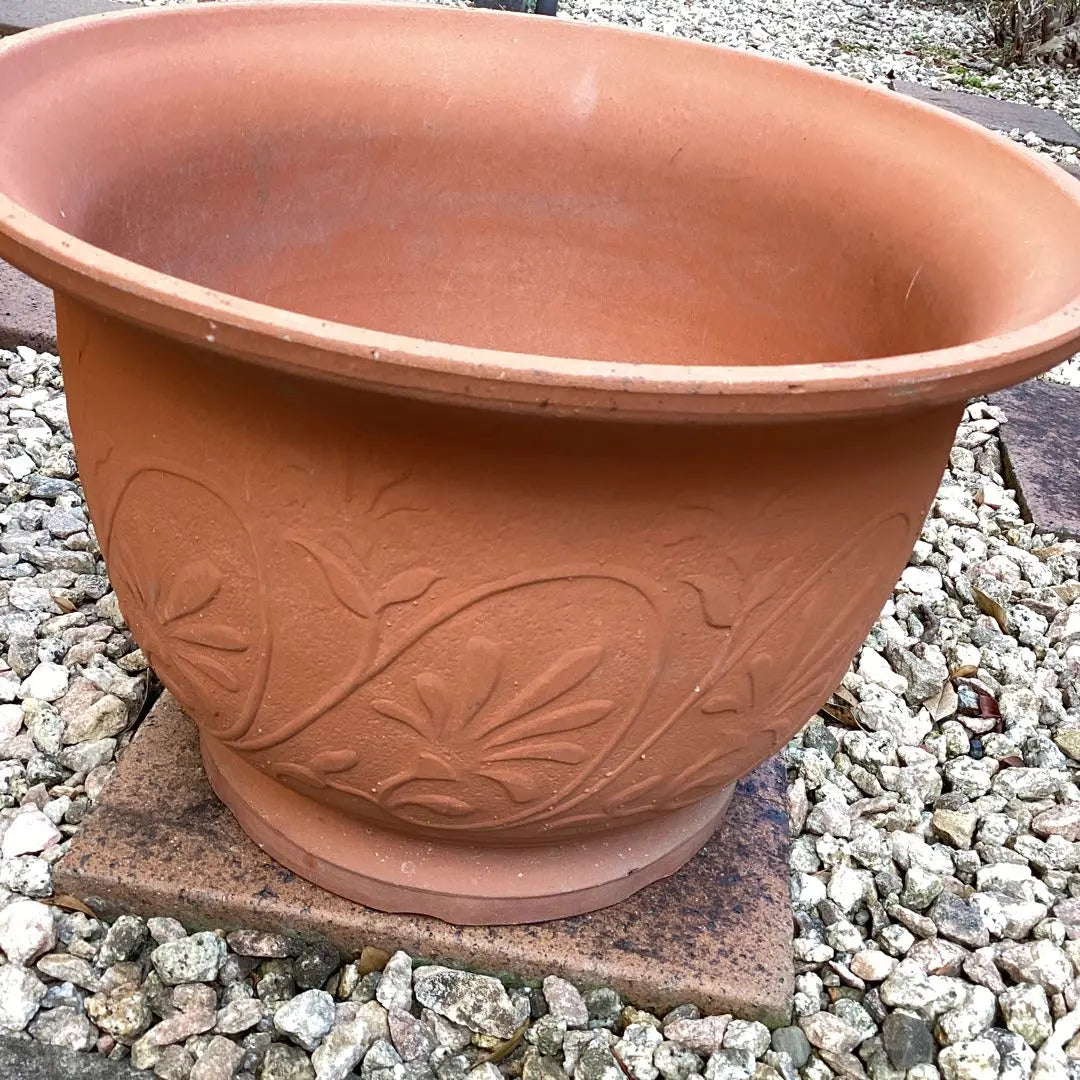 Juego de 2 macetas de terracota para jardinería