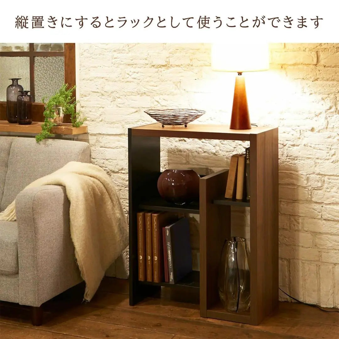 ■Unique and lean design A TV stand that can be used vertically or horizontally, lowboard