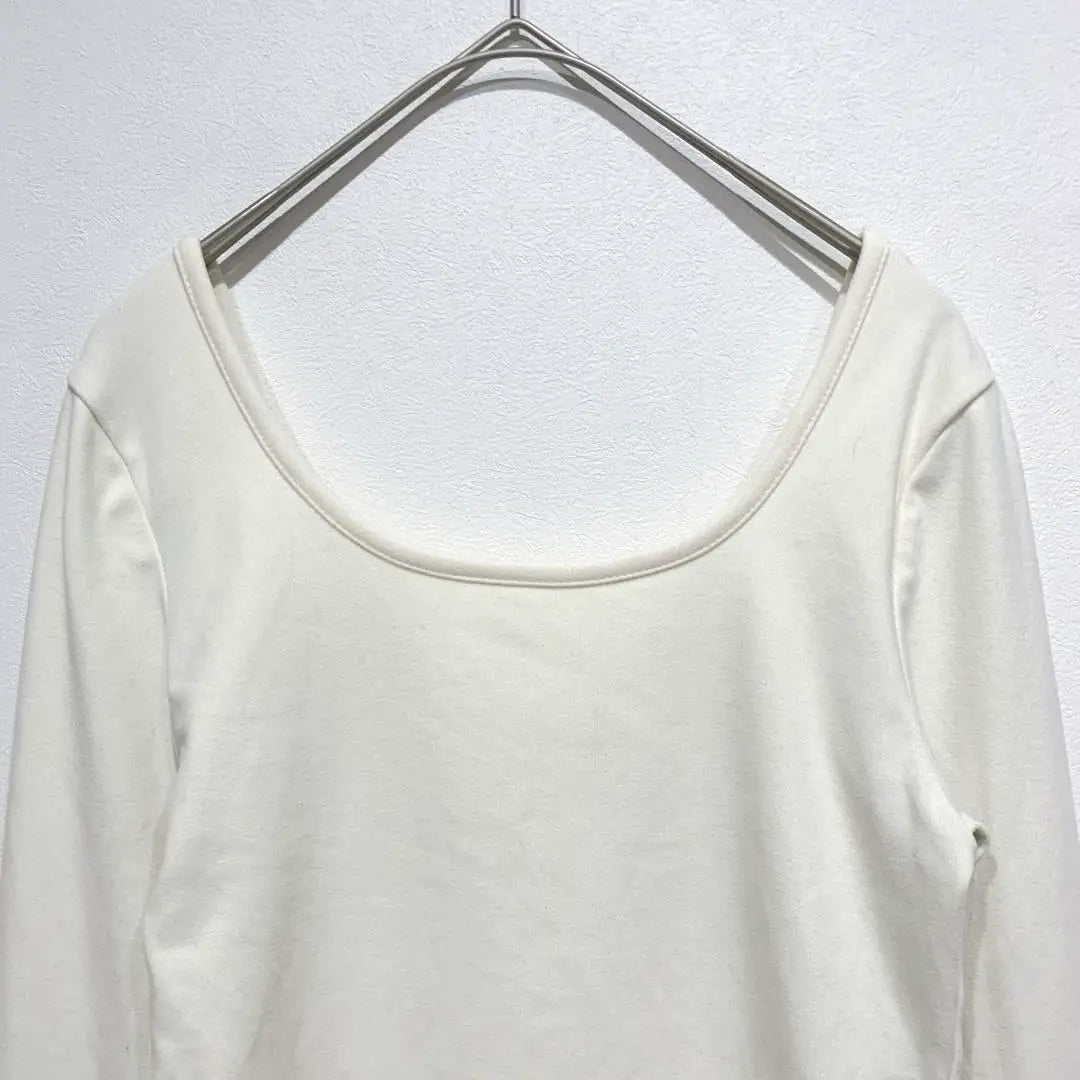 Carnamur Back Open Cut Tops Fujita Nicol Producido Manga logo elasticidad | カルナムール バックオープンカットトップス 藤田ニコルプロデュース 袖ロゴ 伸縮