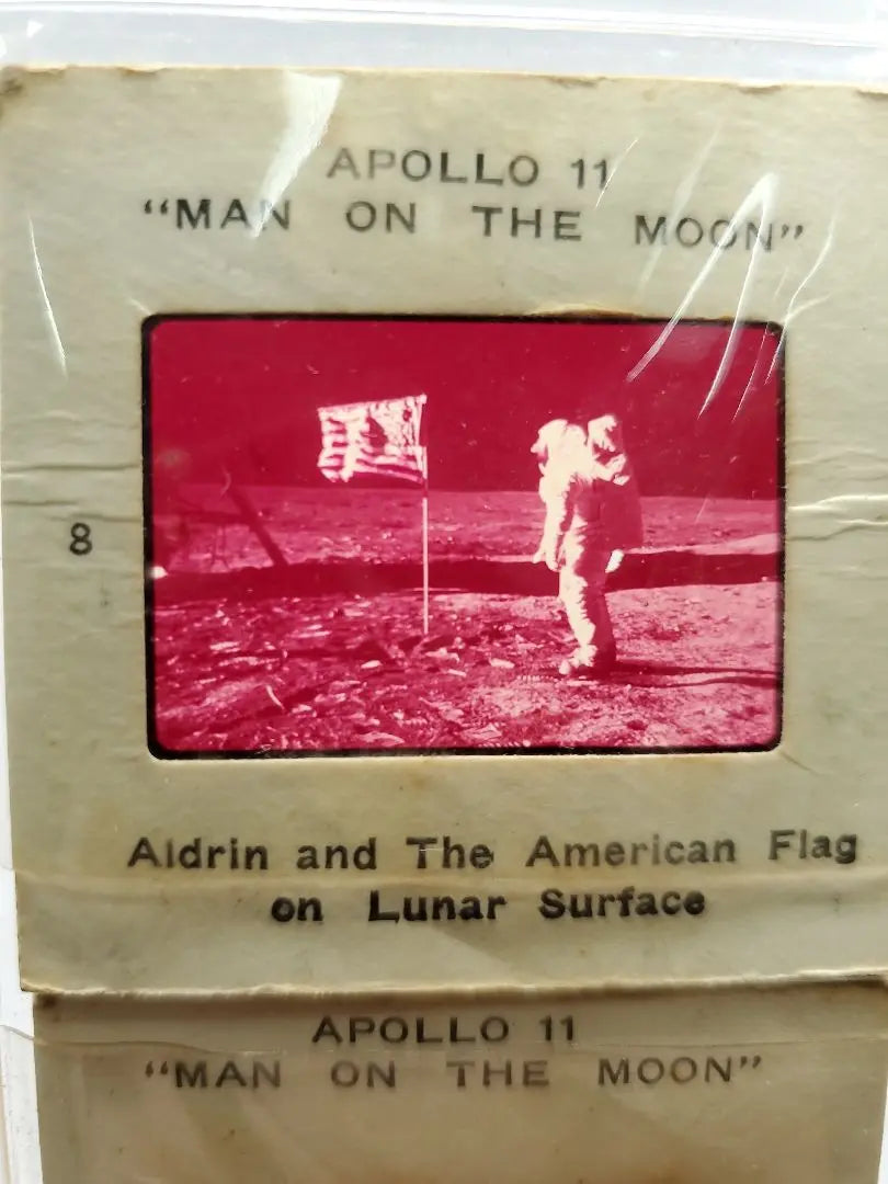 Tube TB Apollo Moon Landing Negative Film Negative No. 11 Antique Original Item