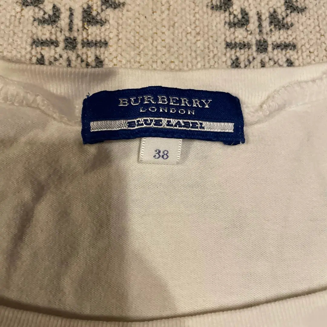 BURBERRY Blue Label Short Sleeve Polo Shirt 38