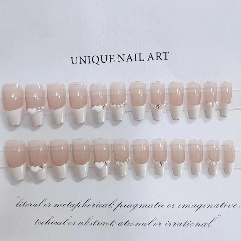 Limited time discount 600 Greens nail chip attached nail Korean Korean popular adult women's Tuesday QF3