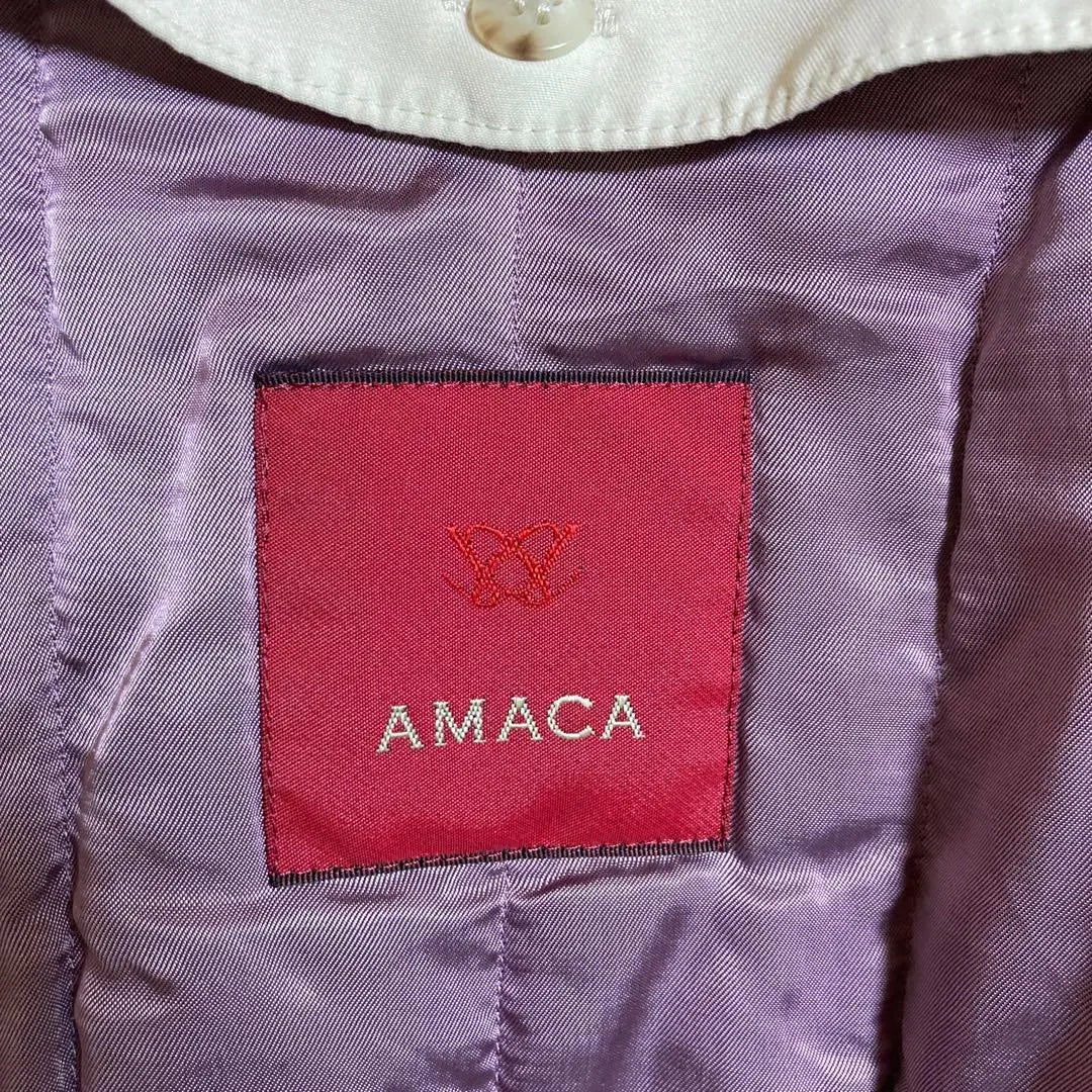 AMACA Women's Trench Coat Spring Coat 38