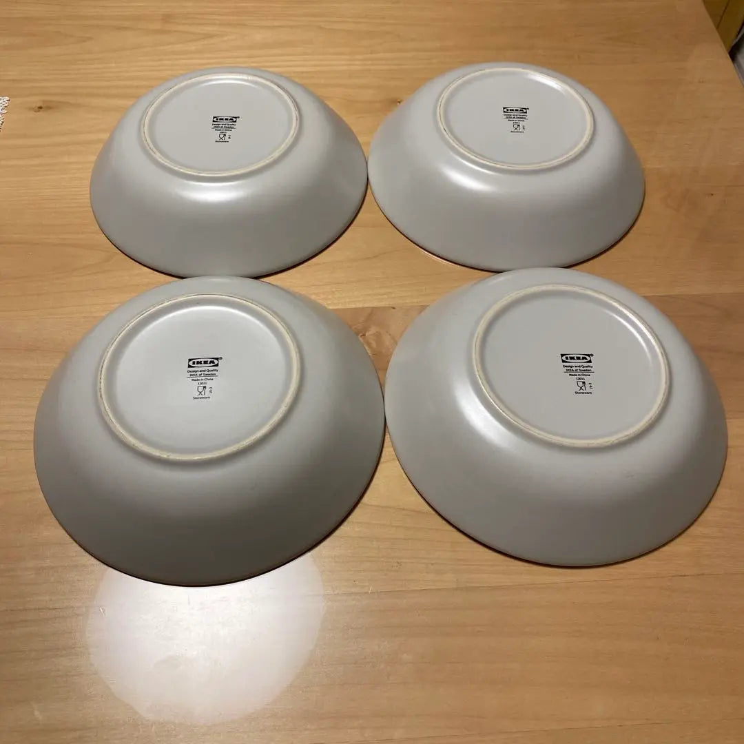 IKEA Fergkuller gris 4 piezas, Hida no Kaki Mimine juego de vajilla de 2 piezas | IKEAフェルグクラー グレー 4枚、ひだの窯 三峰2枚の食器セット