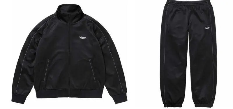 Top and bottom setup [Black/XL] Tricot Track Jacket Pant