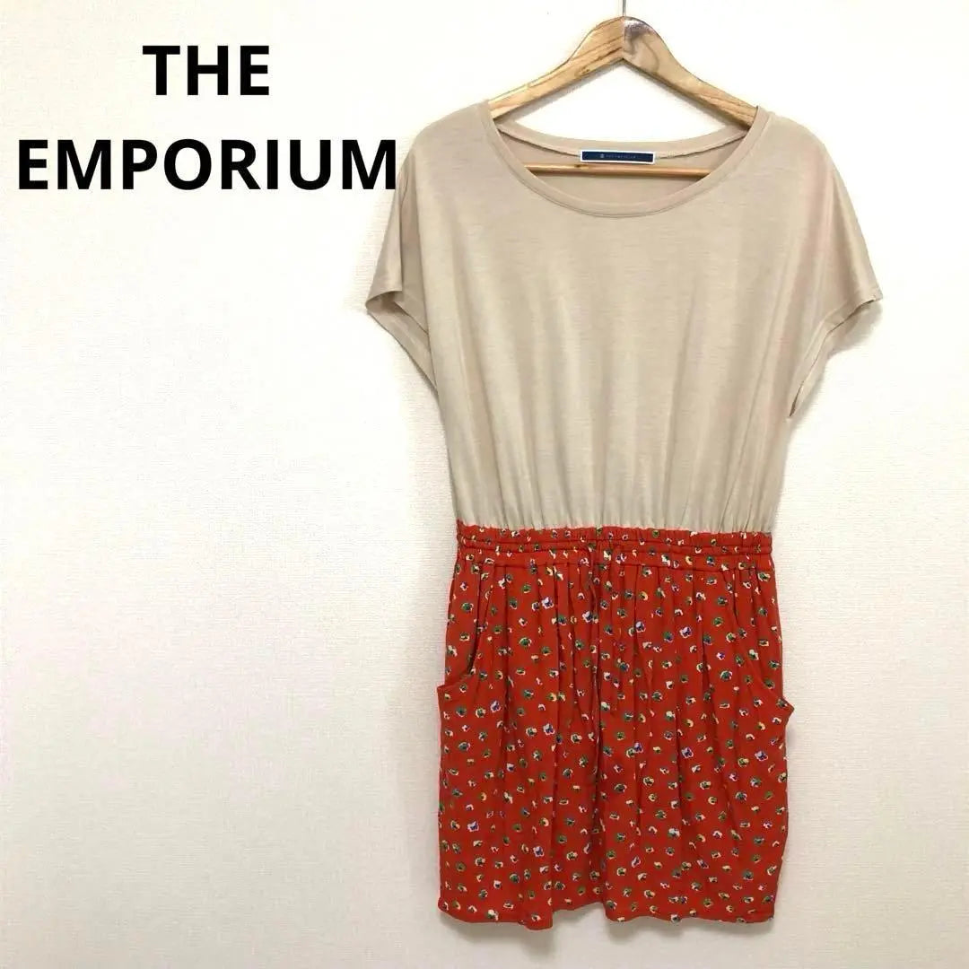 The Emporium Docking One Piece Tunic Beige Orange