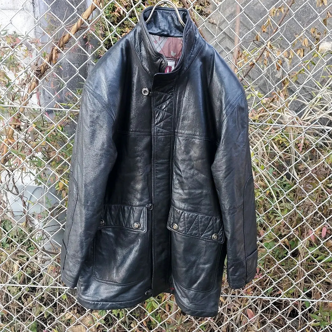 Leather jacket Leather coat Retro coat Retro jacket Unisex