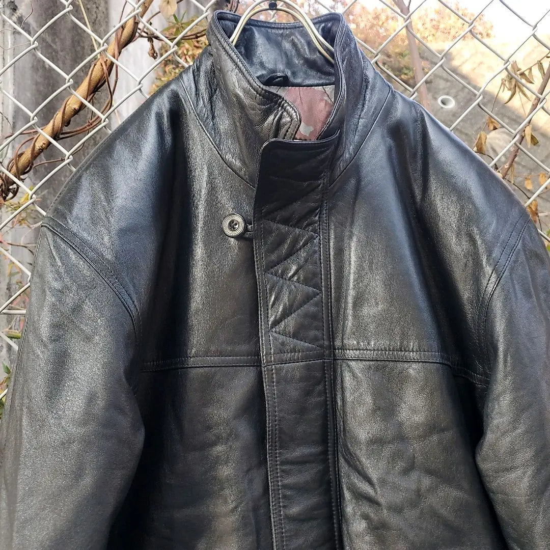 Leather jacket Leather coat Retro coat Retro jacket Unisex