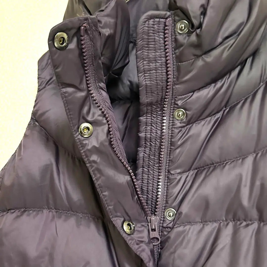 GAP Gap Down Vest Stand Neck Purple XS Women's