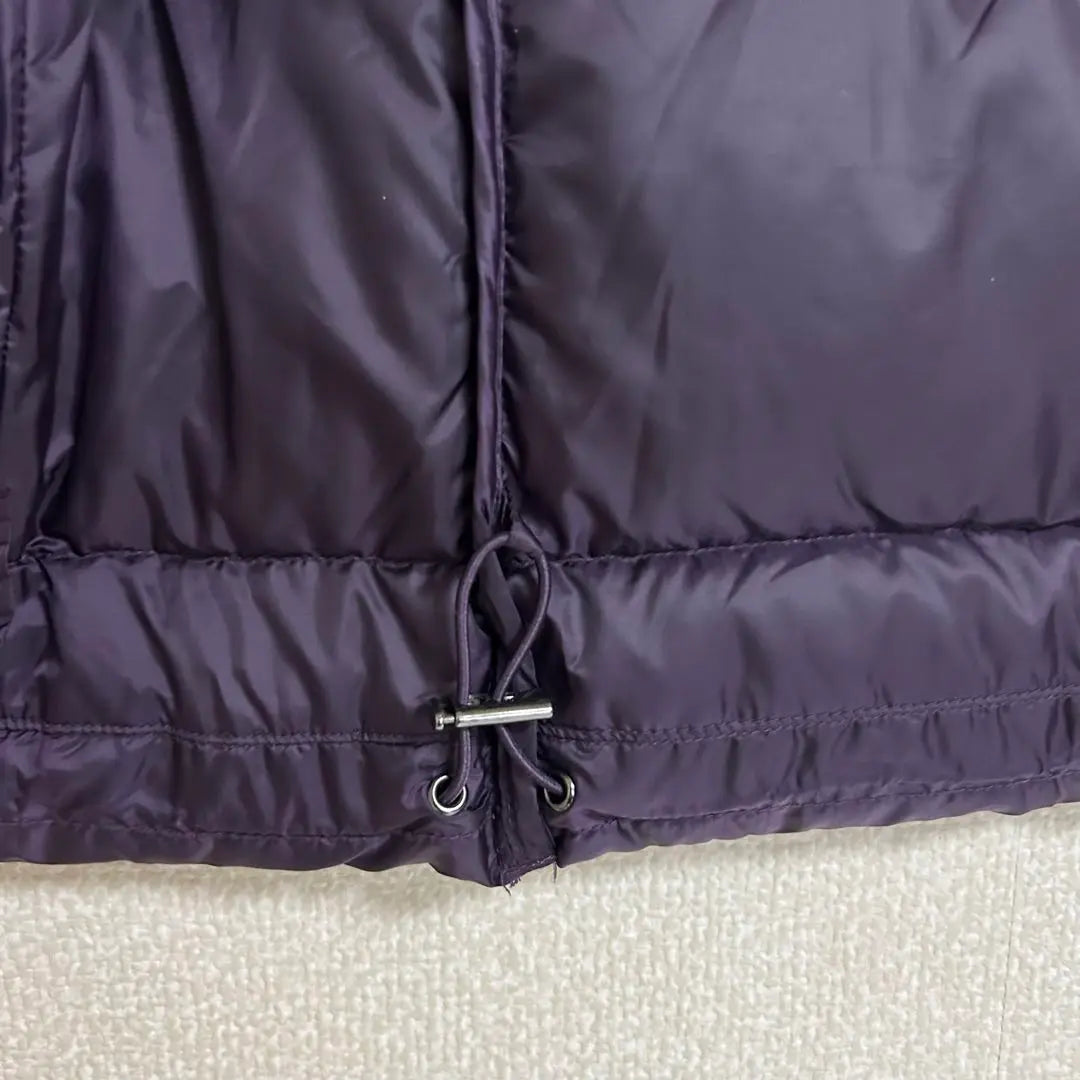 GAP Gap Down Vest Stand Neck Purple XS Women's