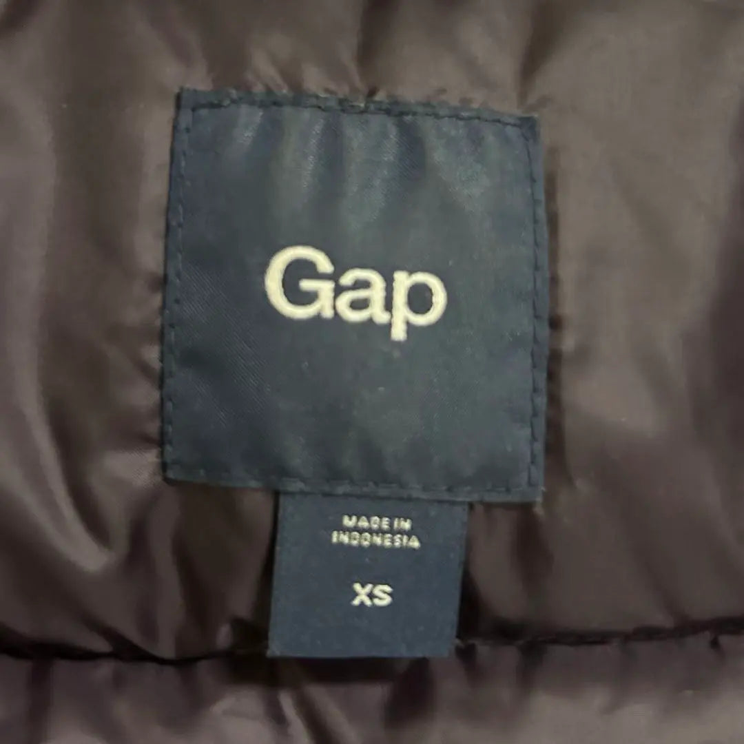 GAP Gap Down Vest Stand Neck Purple XS Women's