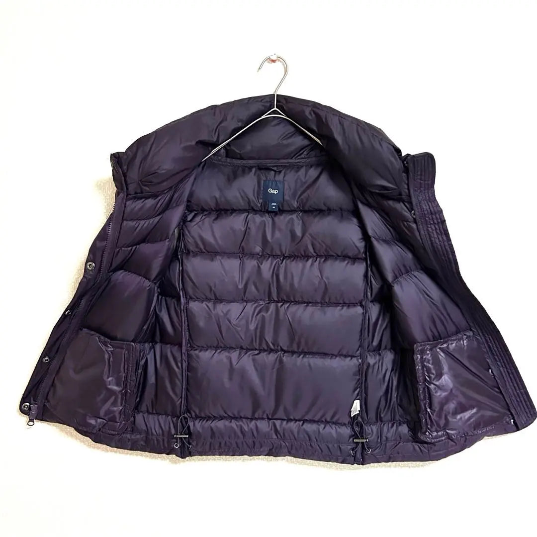 GAP Gap Down Vest Stand Neck Purple XS Women's