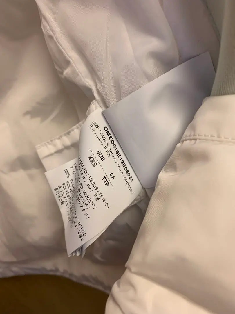 Official 20AW OFF-WHITE Off-White Down Jacket