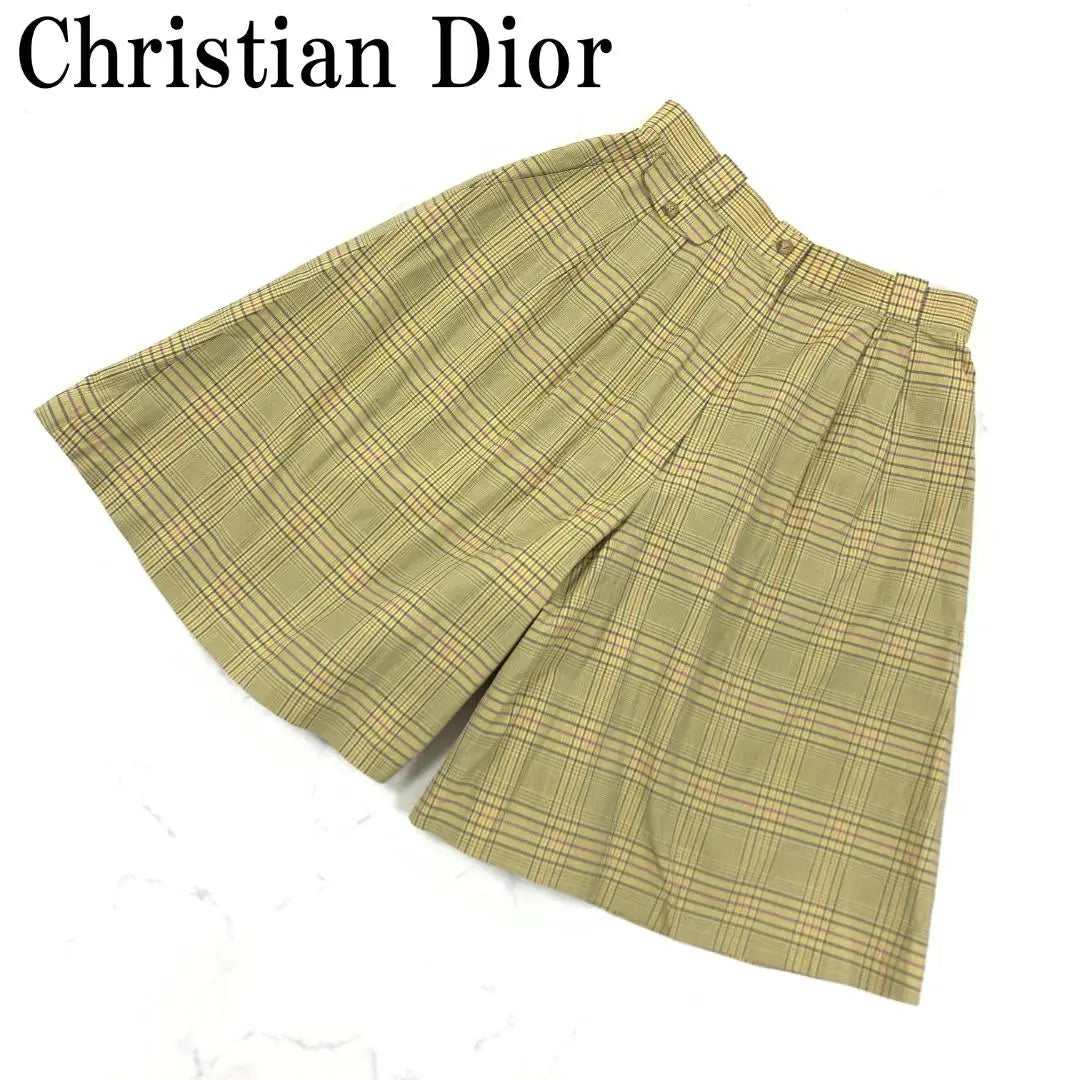 LA4946 Christian Dior Culotte Skirt Pants Beige M