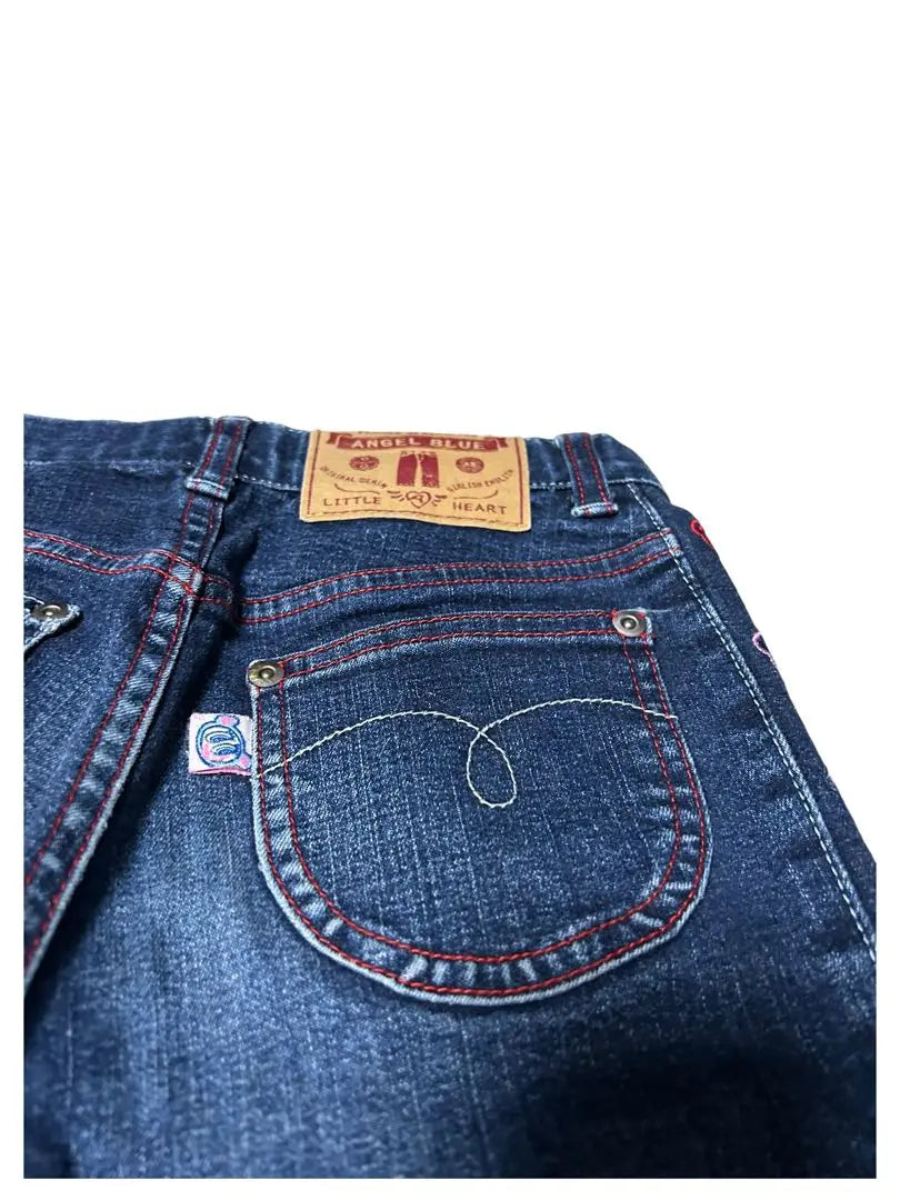 Angel Blue Heisei Retro Rare Nakamura-kun Denim Jeans 140