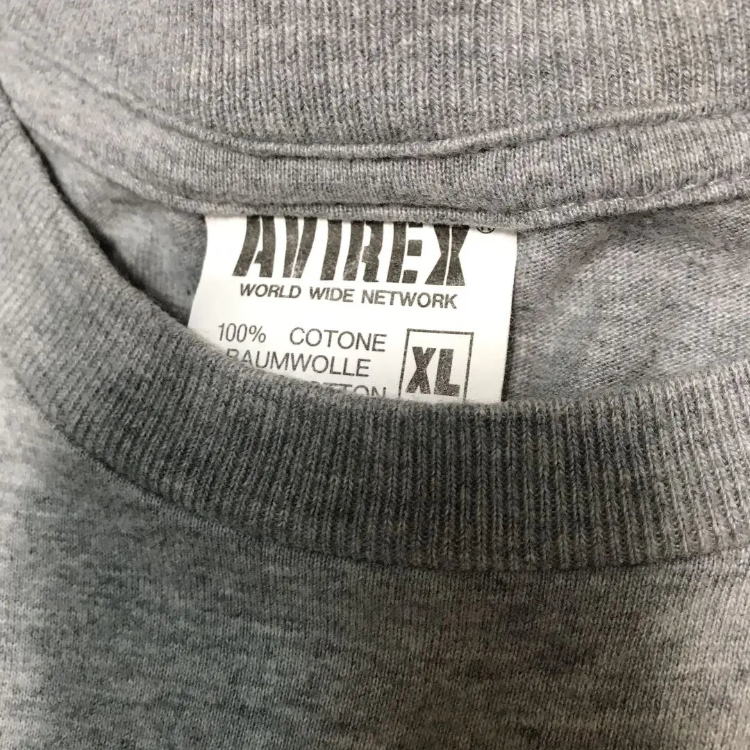 Camiseta AVIREX de manga larga con logotipo de marca T | AVIREX ロングスリーブ 長袖Tシャツ ブランドロゴT