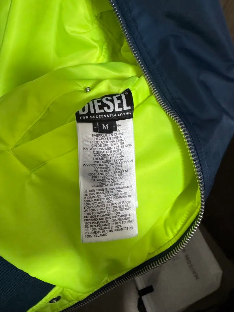 DIESEL Navy MA-1 Jacket