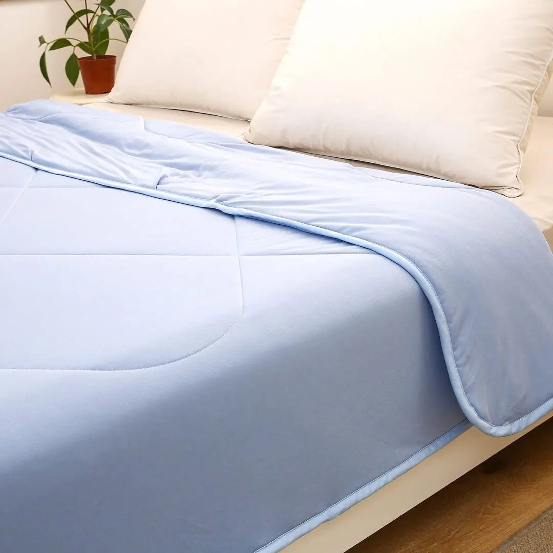 Light quilt, cool touch, cool touch, cool blanket, washable, double, blue