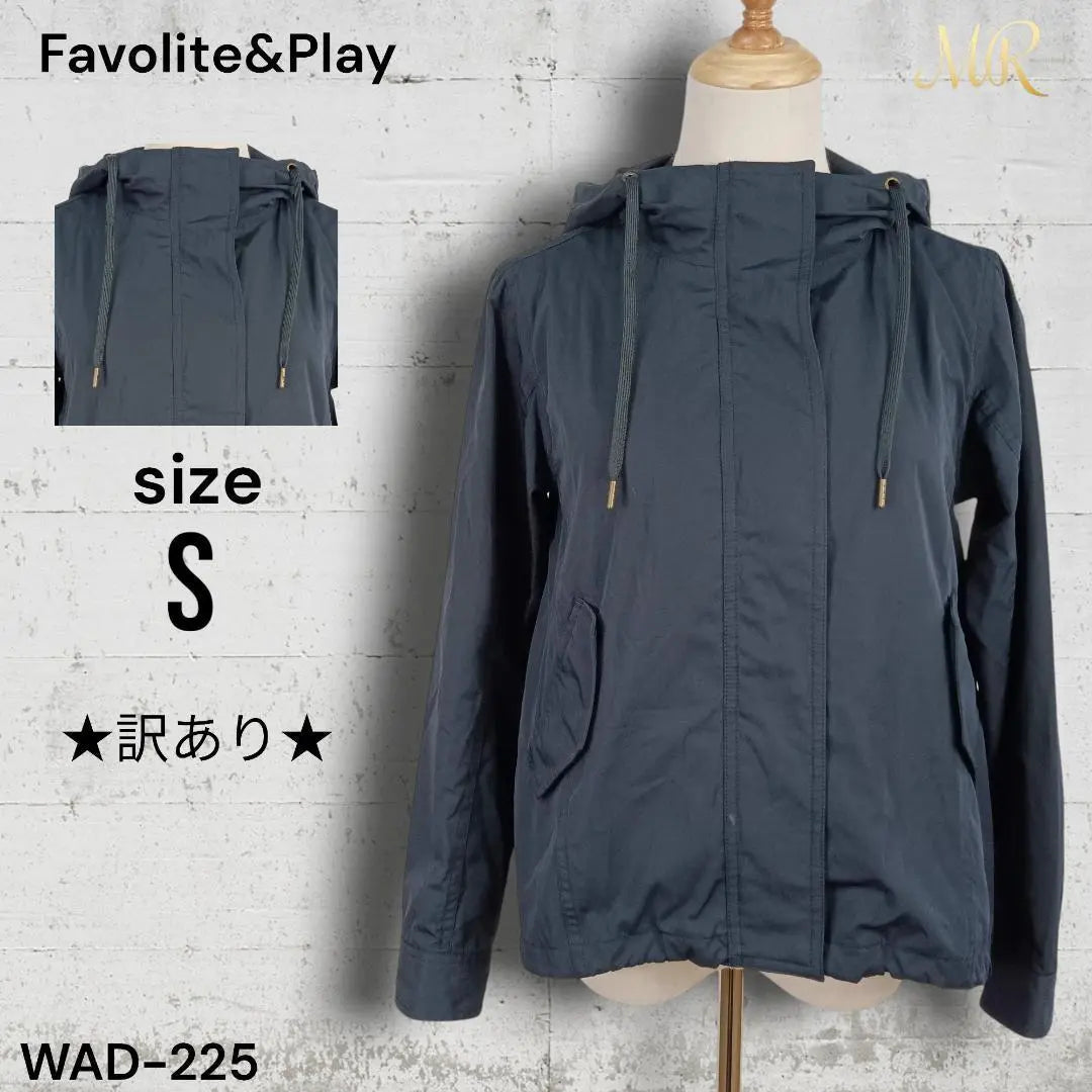 ★Damage★ Favolite&Play outerwear jumper with hood, rough wear