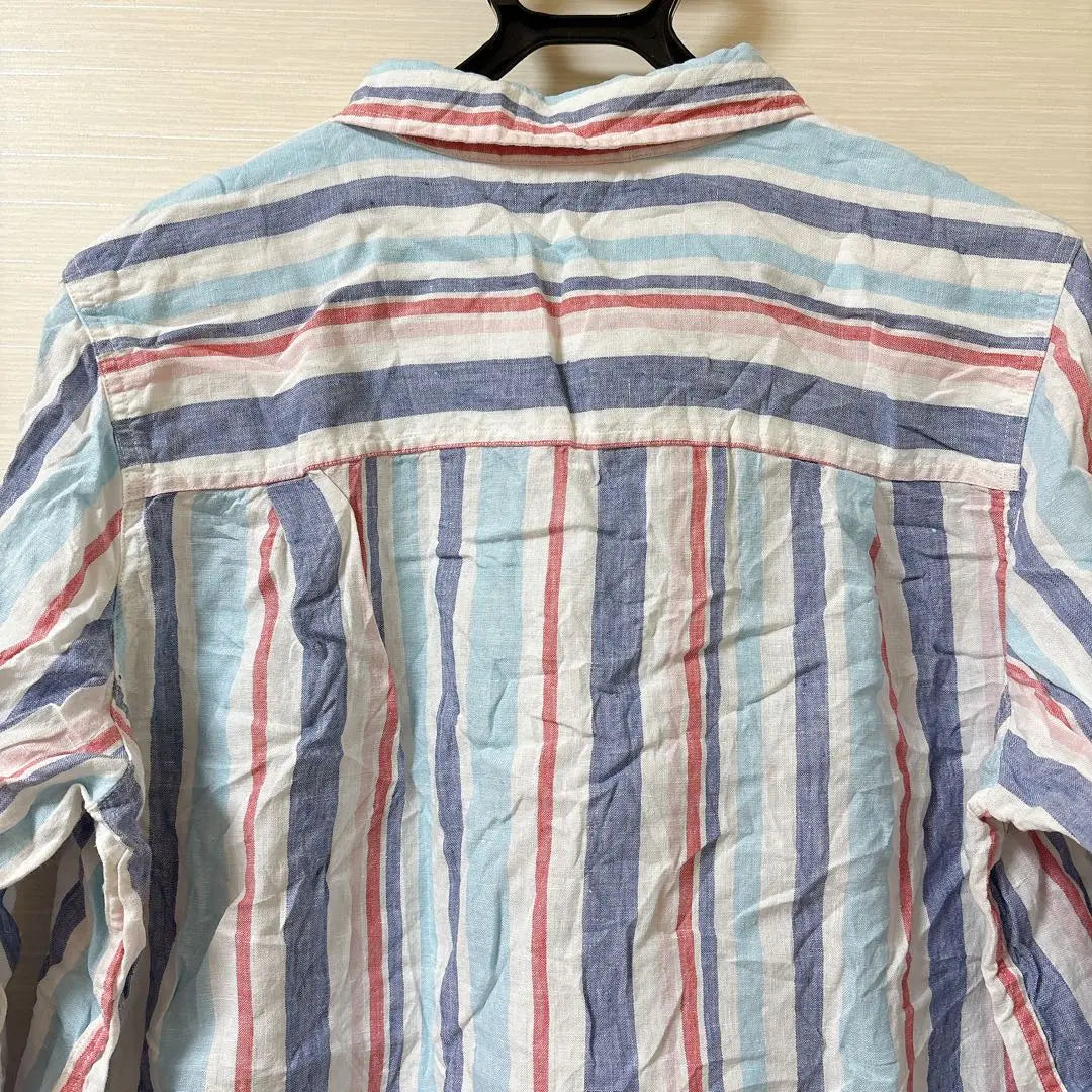 L.L.Bean Striped Shirt 2X Size American Old Clothes