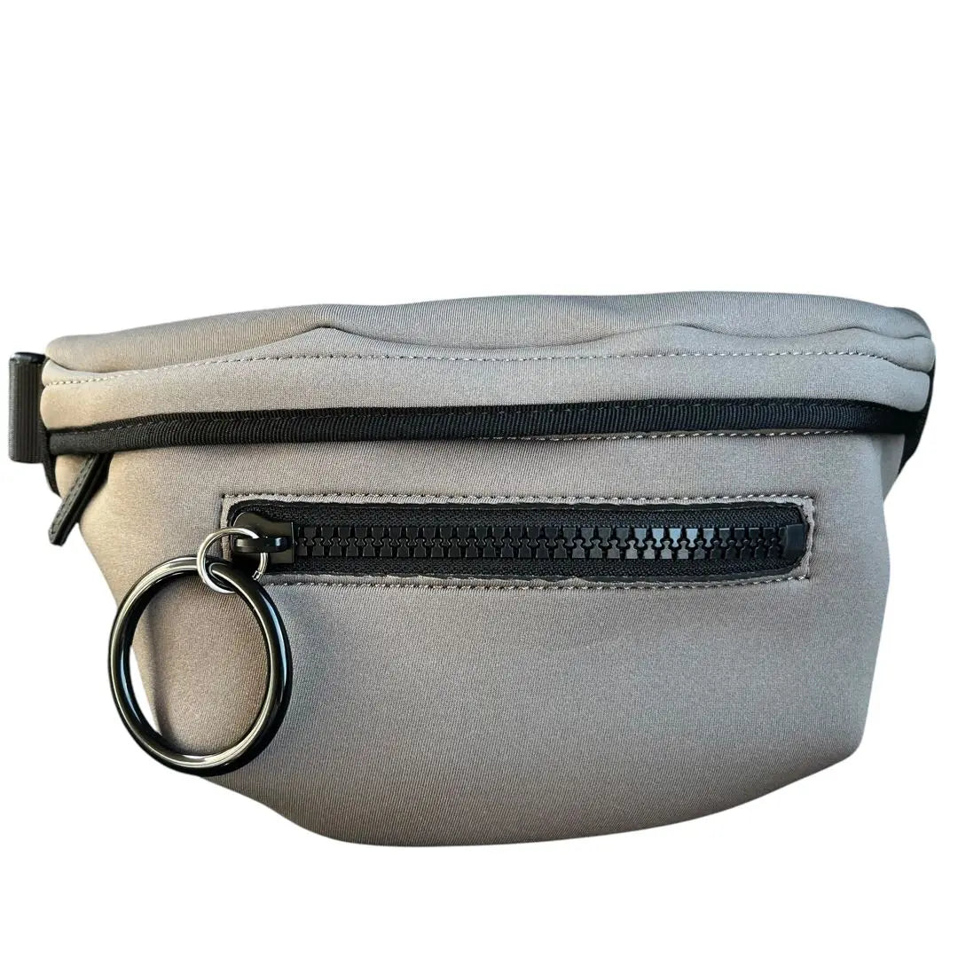 [Extremadamente hermosa] Papyone WET LINE Body Bag gris para mujer