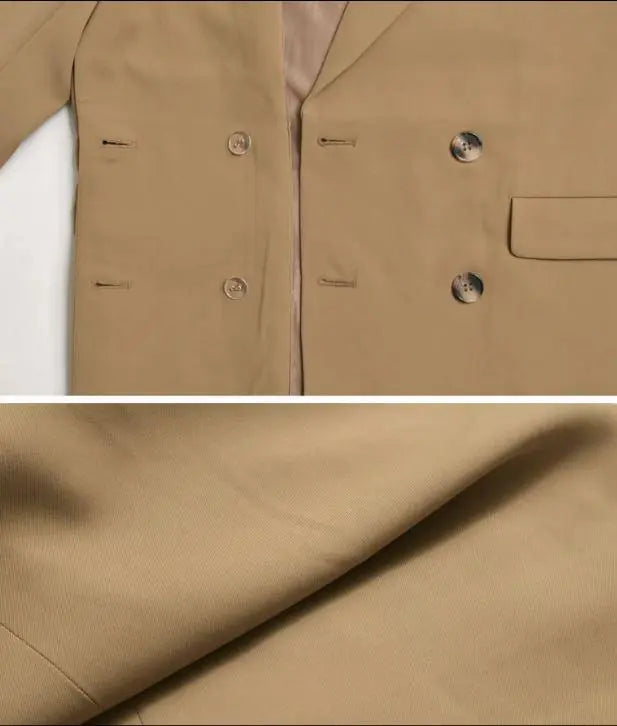 [Novedad con etiqueta] Chaqueta Riedi Double Tailored Beige Camel M