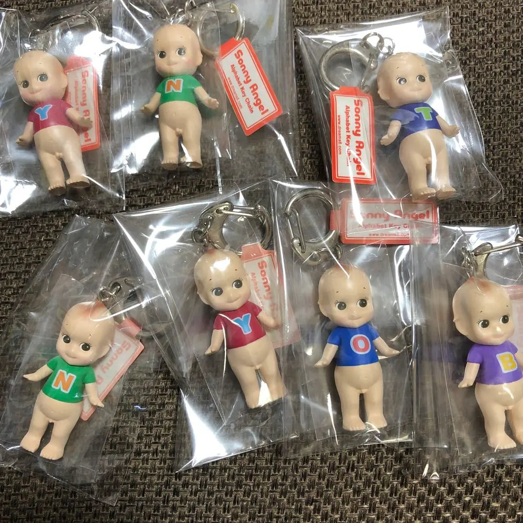 Sony Angel Key Ring 2004 Dead Stock Set of 7