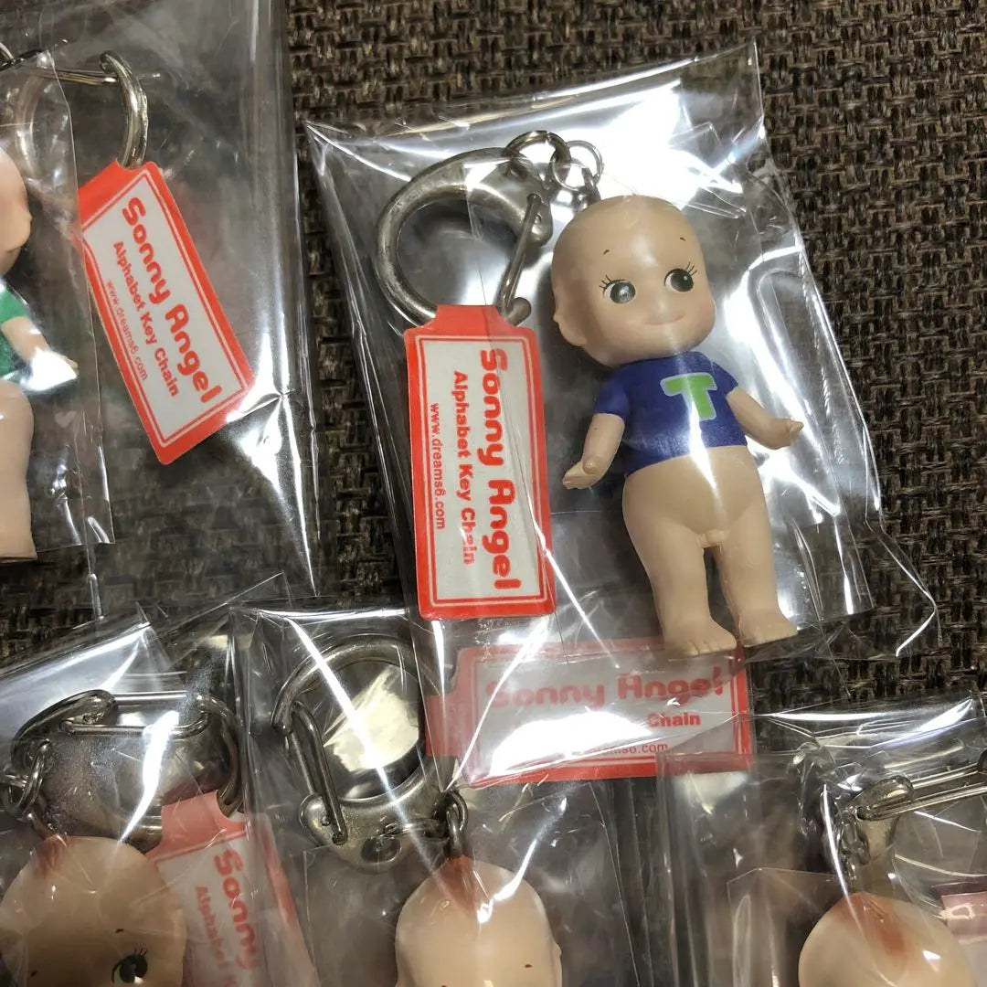 Sony Angel Key Ring 2004 Dead Stock Set of 7