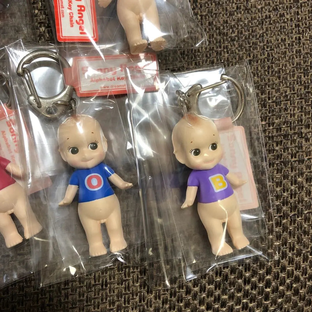 Sony Angel Key Ring 2004 Dead Stock Set of 7